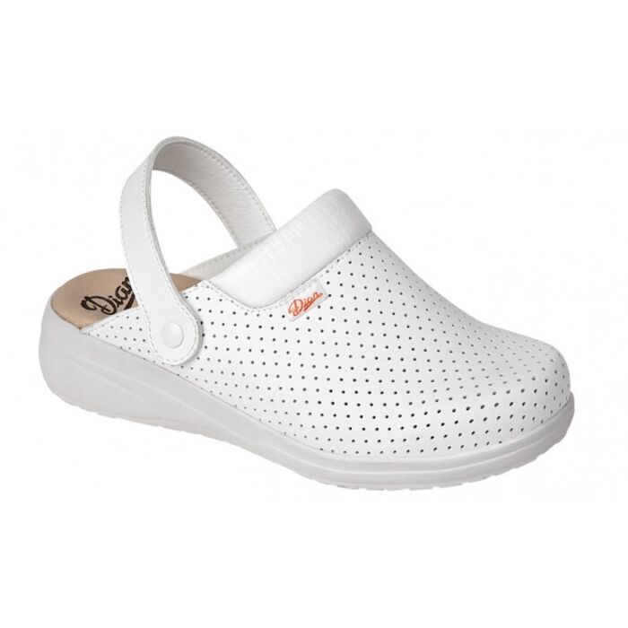 DIAN, ZUECO MAR PICADO blanco