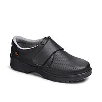 DIAN, ZAPATO VELCRO MILAN PICADO negro