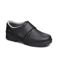 DIAN, ZAPATO VELCRO MILAN PICADO negro